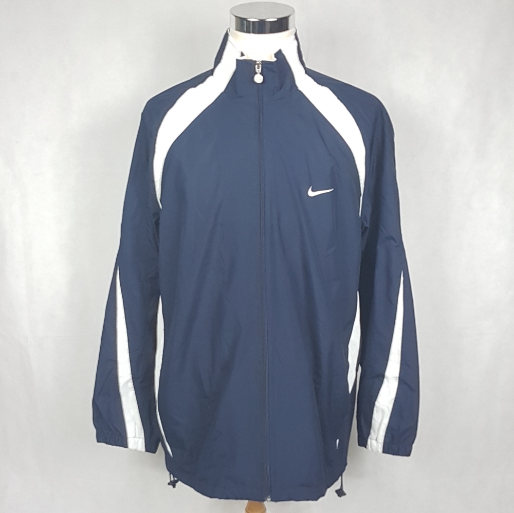 NWOT Nike Air Windbreaker Jacket XXL Blue VTG